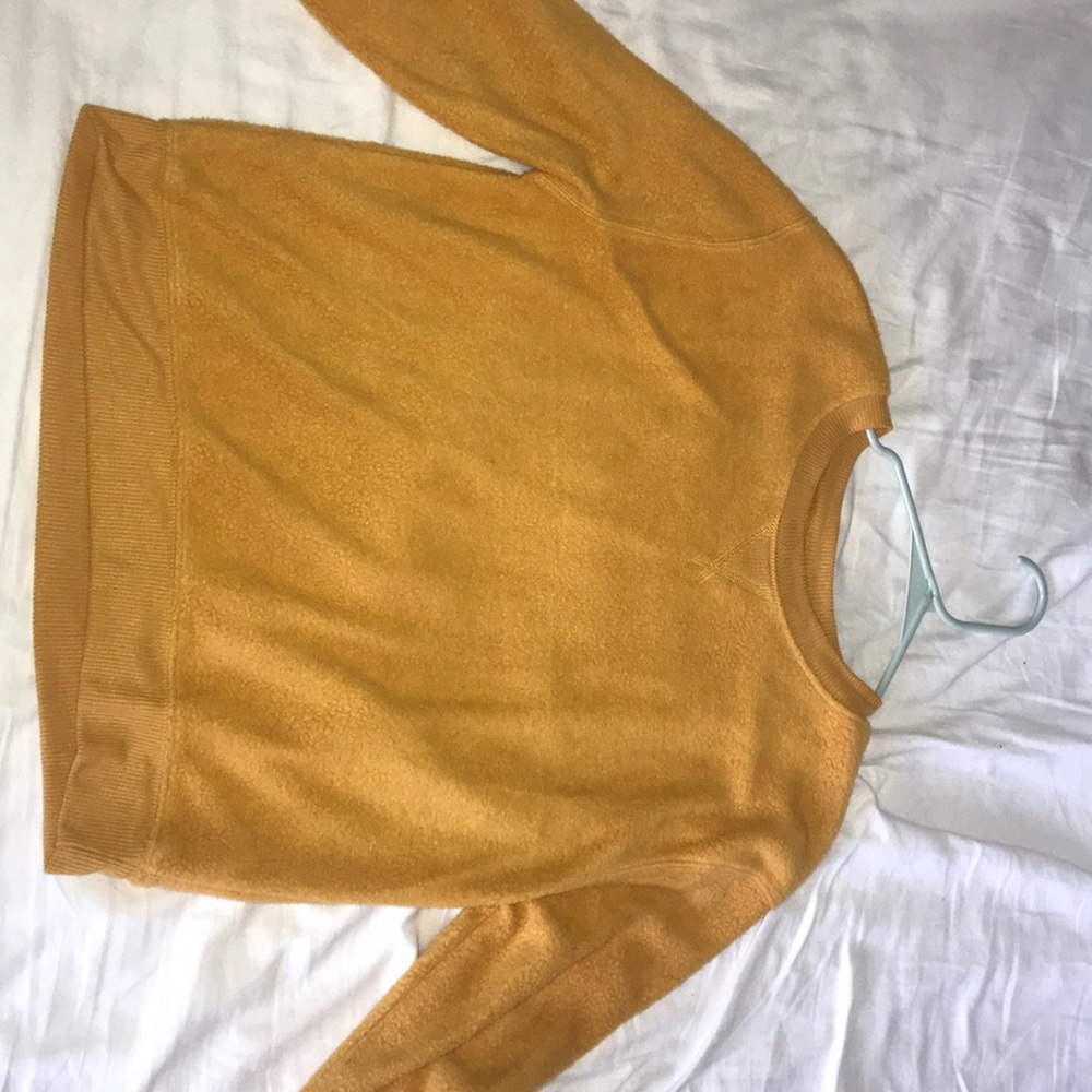 Soft yellow crew neck